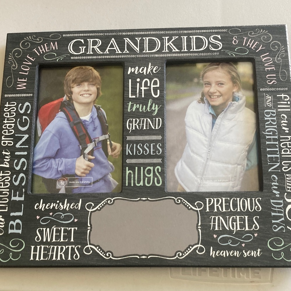 Things Remembered Black & White 'Grandkids' Multi-Photo Frame